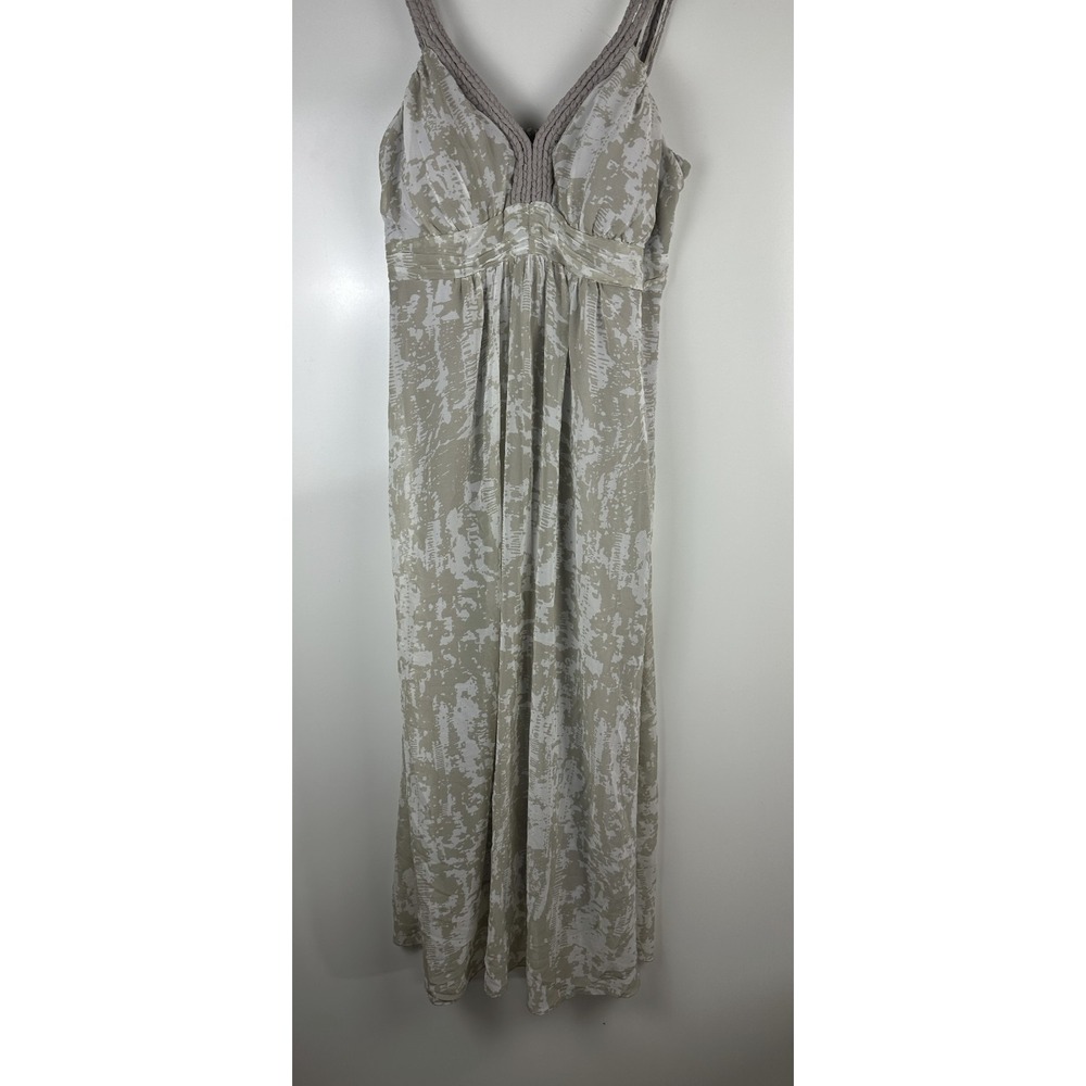 Soft Surroundings Summer Breeze Maxi Dress Braided Straps Overlay Beachy Boho PL - Picture 12 of 13